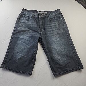 Universal Genius Mens Jean Shorts Jorts Size 34 Baggy Y2K Skater‎ Street Wear